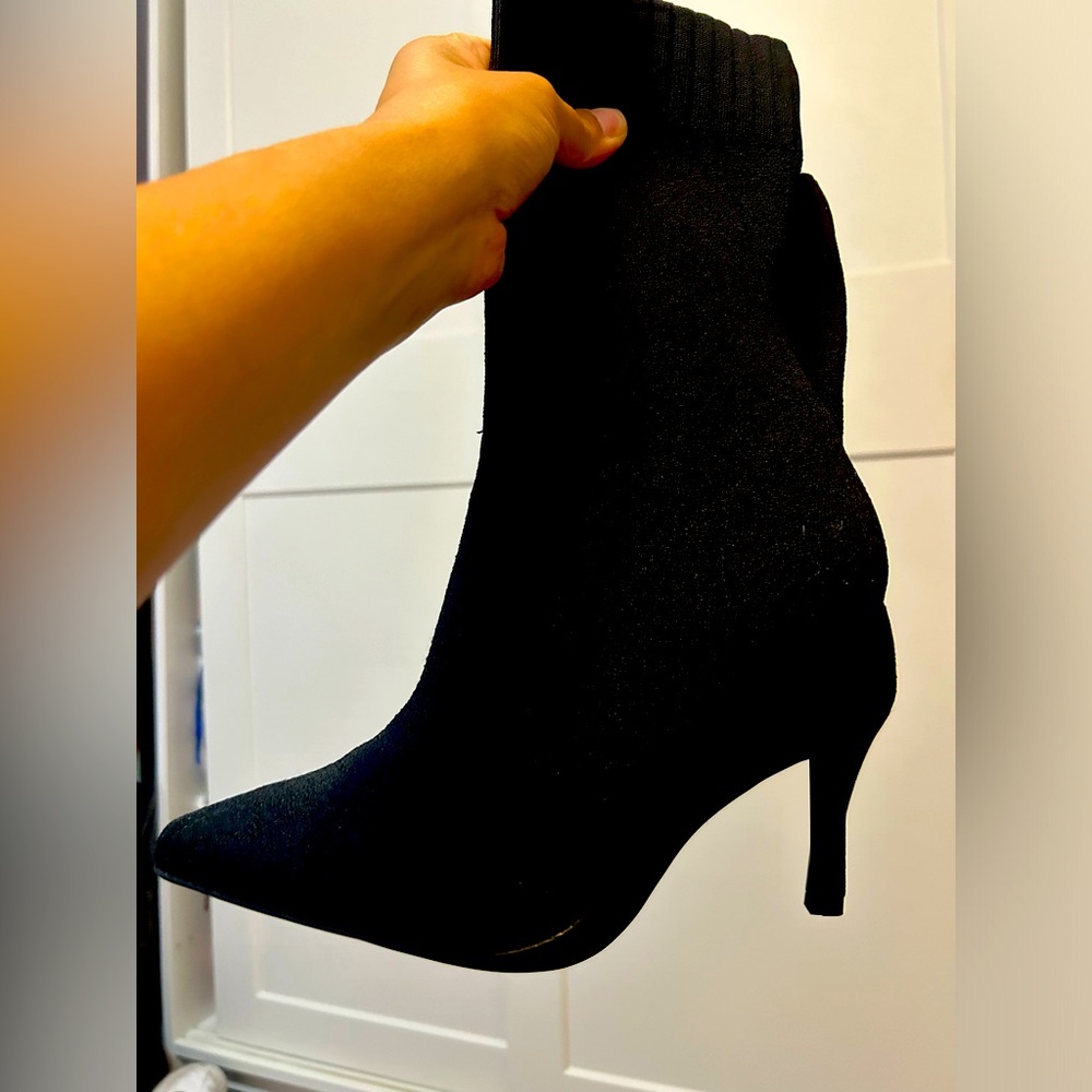 Just Fab Ankle Sock Bootie